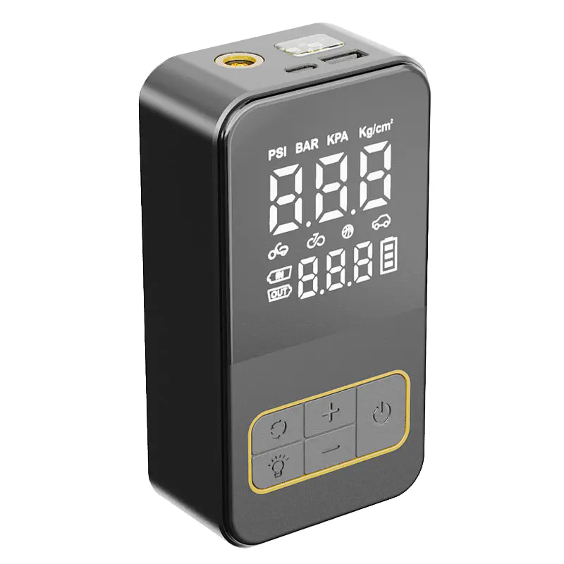 Inflador de neumáticos inalámbrico con pantalla digital C-10
